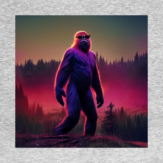 Dope Sasquatch in Nature by Grassroots Green